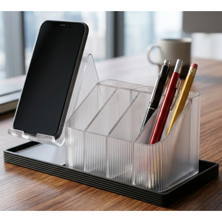 3d print, stampa 3d, organizer-scrivania-completo